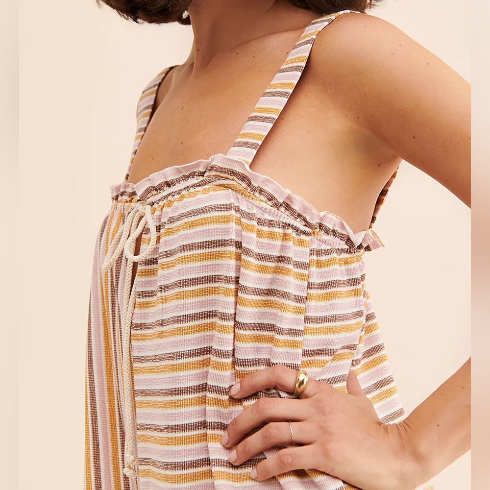 COPY - Free people Marianna Striped Romper size XS - Picture 5 of 8